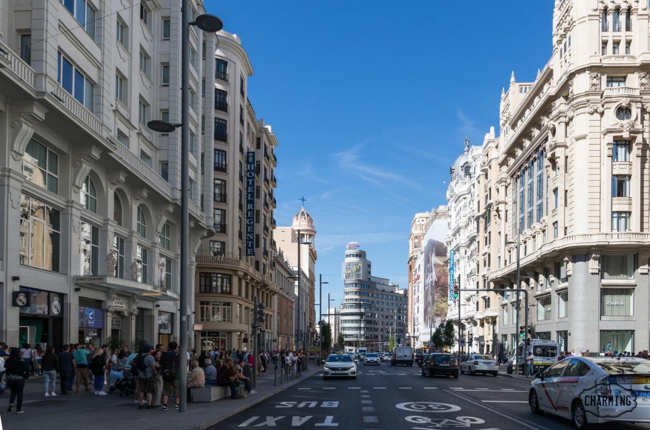 Charming Gran Via Center Apartment Madrid Exterior photo