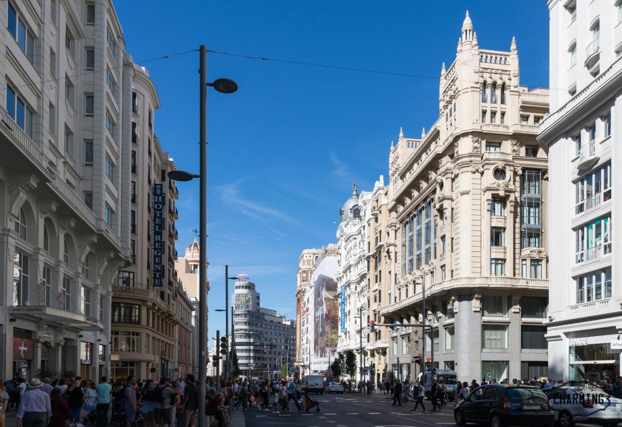 Charming Gran Via Center Apartment Madrid Exterior photo